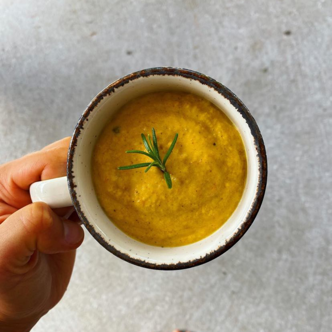 Creamy Coconut Carrot Ginger Soup